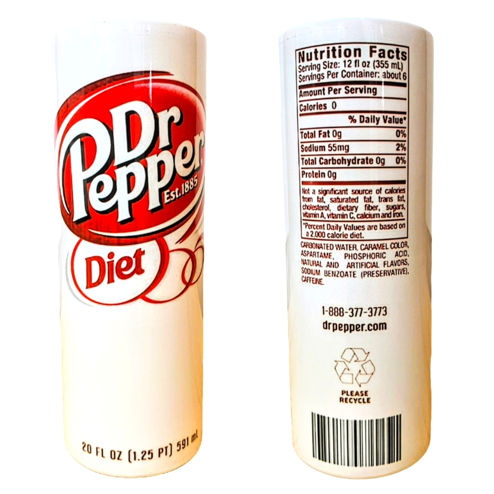 Diet Dr. Pepper tumbler NEW